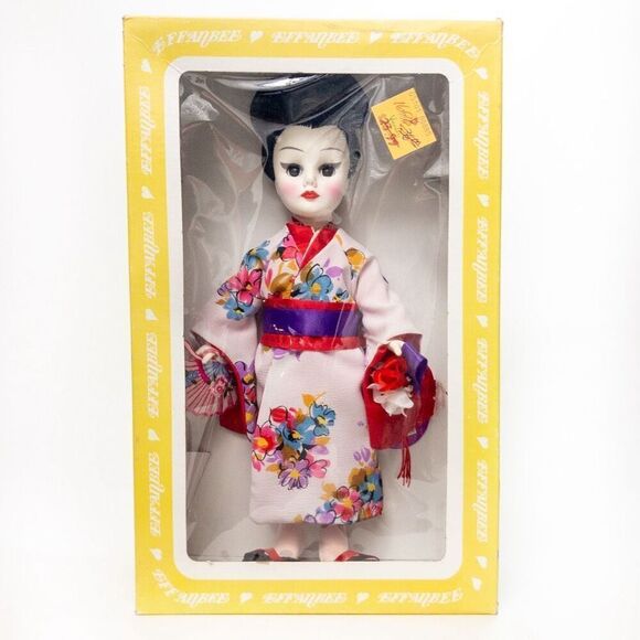 Effanbee Madame Butterfly VTG 1983 Collectible 11” Japanese Doll 1140 New In Box - Picture 1 of 10